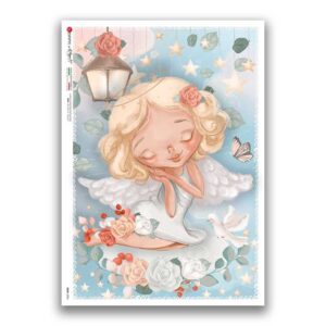 BABY-0094. Carta di riso bambini per decoupage.