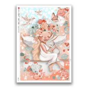 BABY-0095. Carta di riso bambini per decoupage.