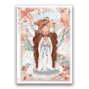 BABY-0096. Carta di riso bambini per decoupage.