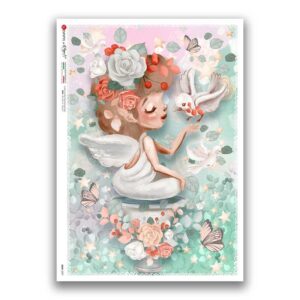 BABY-0097. Carta di riso bambini per decoupage.
