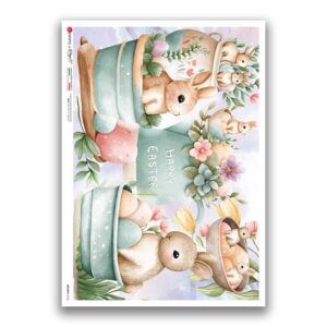 HOLIDAY-0126. Carta di riso festività per decoupage.