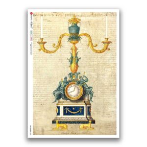 OLD OBJECTS-0035. Carta di riso oggetti vintage per decoupage.