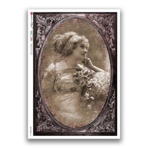 OLD-PHOTOS-0112. Carta di riso vittoriana per decoupage.