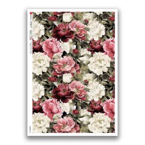 PATTERN-0224. Carta di riso texture per decoupage.
