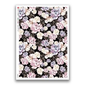 PATTERN-0227. Carta di riso texture per decoupage.