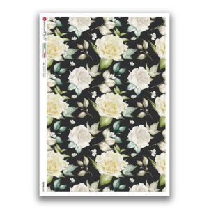 PATTERN-0229. Carta di riso texture per decoupage.