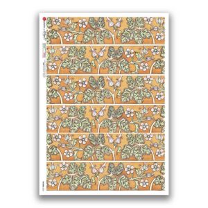 PATTERN-0232. Carta di riso texture per decoupage.