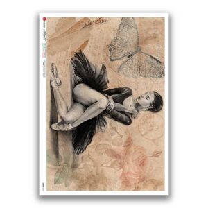 SCENE-0131. Carta di riso pittorico per decoupage.