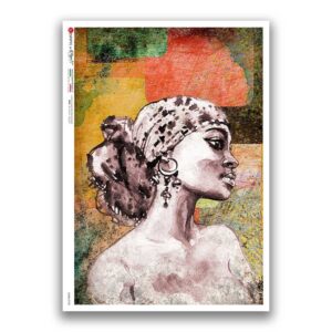 SCENE-0135. Carta di riso pittorico per decoupage.