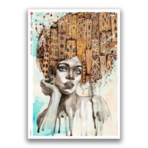 SCENE-0137. Carta di riso pittorico per decoupage.