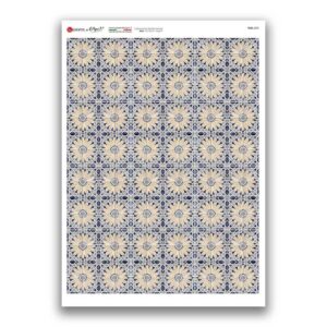 TILES-0052. Carta di riso tegole per decoupage.