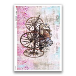 VEHICLES-0062. Carta di riso veicoli per decoupage.