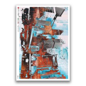 VIEWS-0192. Carta di Riso paesaggi per decoupage