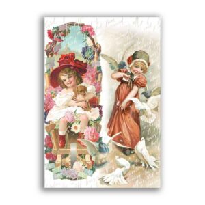 GF-BABY-002. Carta di riso grande formato