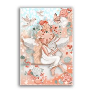 GF-BABY-006. Carta di riso grande formato
