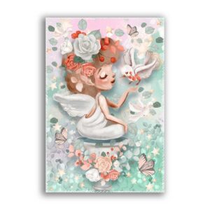 GF-BABY-008. Carta di riso grande formato