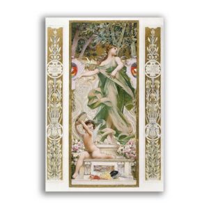 GF-ART NOUVEAU-021. Carta di riso grande formato