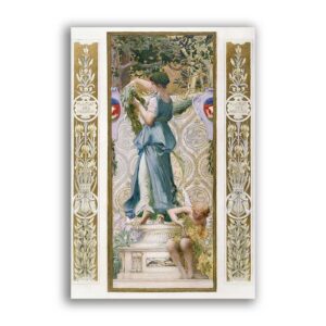 GF-ART NOUVEAU-022. Carta di riso grande formato