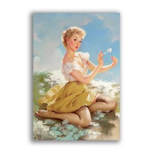 GF-PIN-UP-014. Carta di riso grande formato