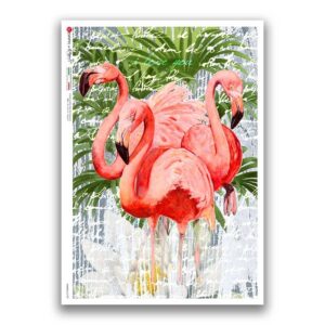 ANIMALS-0199. Carta di riso animali per decoupage.
