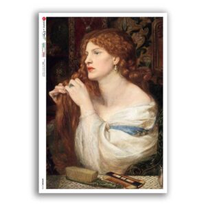 ARTWORK-0136. Carta di riso opere d'arte per decoupage.