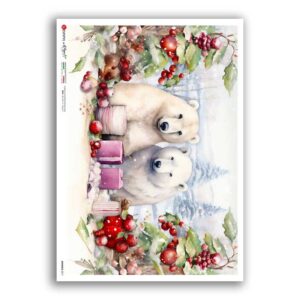 ANIMALS-0217. Carta di riso animali per decoupage.