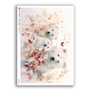 ANIMALS-0219. Carta di riso animali per decoupage.