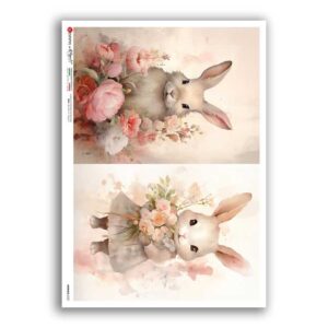 ANIMALS-0227. Carta di riso animali per decoupage.