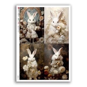 ANIMALS-0228. Carta di riso animali per decoupage.