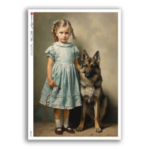 BABY-0098. Carta di riso bambini per decoupage.