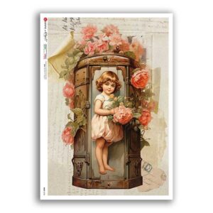BABY-0104. Carta di riso bambini per decoupage.