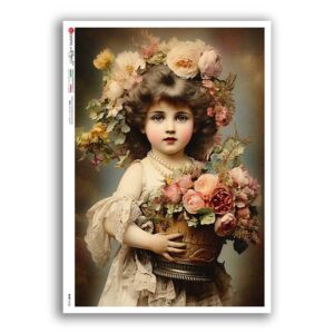 BABY-0105. Carta di riso bambini per decoupage.
