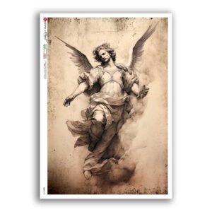 CULT-0173. Carta di riso sacra per decoupage.