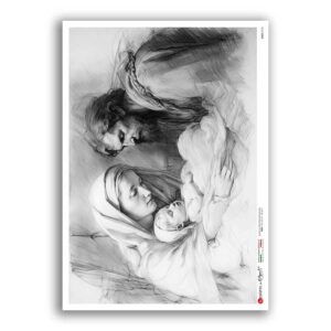 CULT-0176. Carta di riso sacra per decoupage.