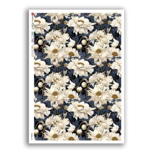 PATTERN-0241. Carta di riso texture per decoupage.