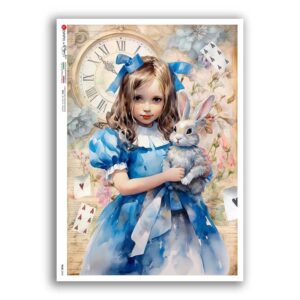TALES-0042. Carta di riso fiabe per decoupage.