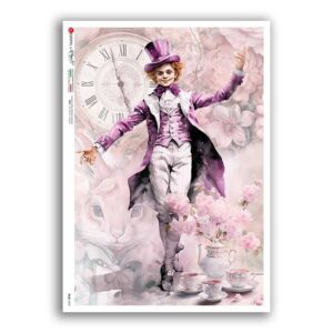 TALES-0043. Carta di riso fiabe per decoupage.
