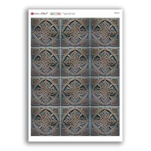 TILES-0056. Carta di riso tegole per decoupage.