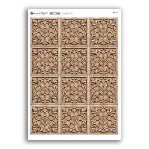 TILES-0057. Carta di riso tegole per decoupage.