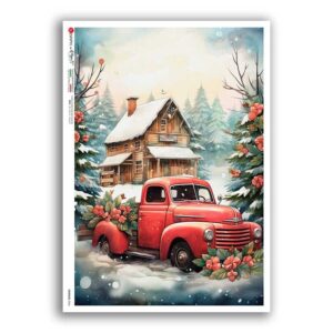 VEHICLES-0065. Carta di riso veicoli per decoupage.