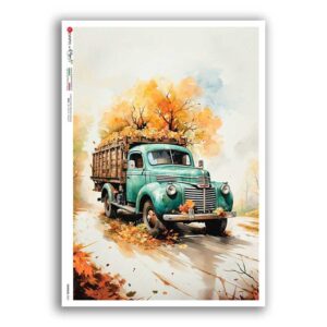 VEHICLES-0066. Carta di riso veicoli per decoupage.