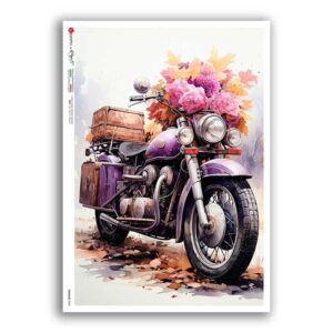 VEHICLES-0067. Carta di riso veicoli per decoupage.