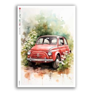 VEHICLES-0068. Carta di riso veicoli per decoupage.