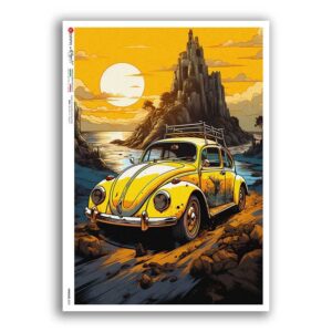 VEHICLES-0069. Carta di riso veicoli per decoupage.