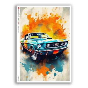 VEHICLES-0071. Carta di riso veicoli per decoupage.