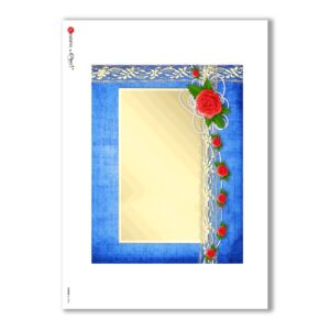 ALBUM-L-0046. Carta di riso album per decoupage.