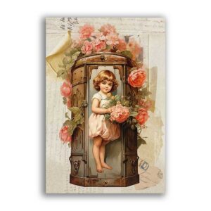 GF-BABY-015. Carta di riso grande formato