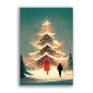 GF-NATALE-003. Carta di riso grande formato