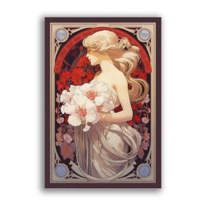 GF-ART NOUVEAU-029. Carta di riso grande formato