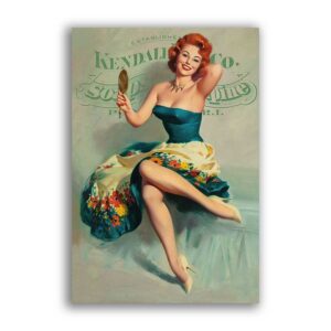 GF-PIN-UP-020. Carta di riso grande formato